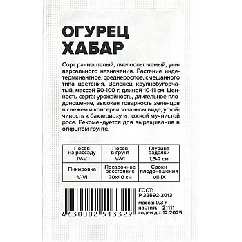 Огурец Хабар СемАлт Б