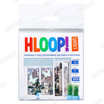 Наклейки от мух HLOOP (Офис, бабочки) х120 ХЛПН4офл