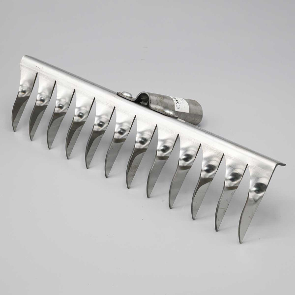 Грабли витые 12-ти зубчатые нержавеющая сталь клепанные б/ч*10