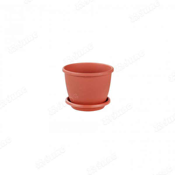 Горшок АФИНА 0,5л КОР с поддоном БШ6487 (35) 