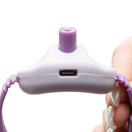 Ошейник 35см 1см, силикон. ЛАЗЕР. 2реж USB NA2646