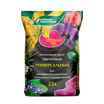 Грунт "Цветочный Рай" Цветочный 25л БХЗ (1/60) 