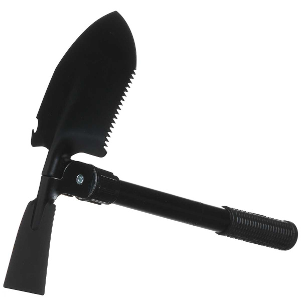 Лопата складная 40см (HD1072) (в сложенном виде 16см) с компасом, с мотыжкой в чехле САДОВИТА (50)