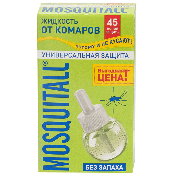 Антикомариная жидкость 30 мл (45 ночей) Москитол