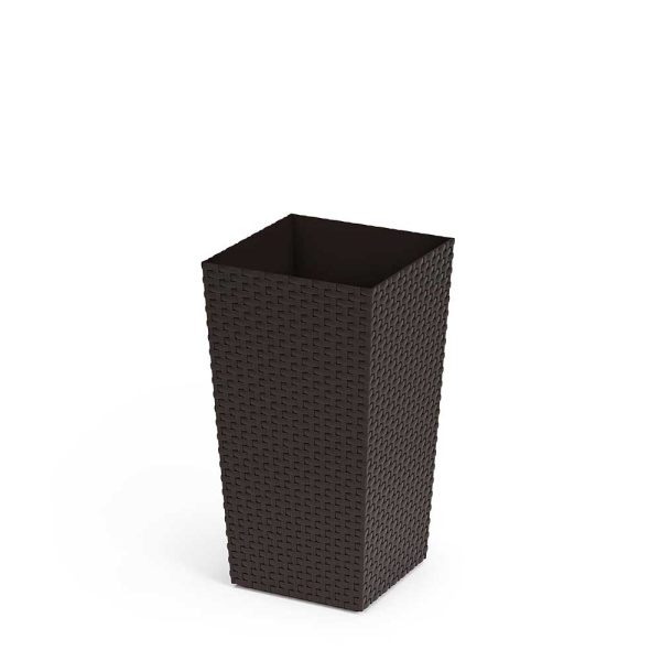 Кашпо РОТАНГ без вставки 15л Мокко БШ8851 х7 