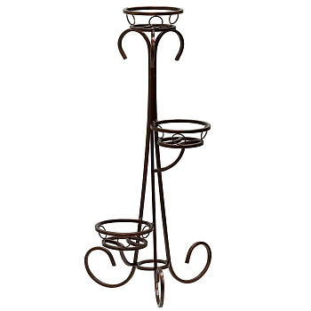 Подставка д/цветов "Маркиз 3" d=140мм Медь кованая Тверь