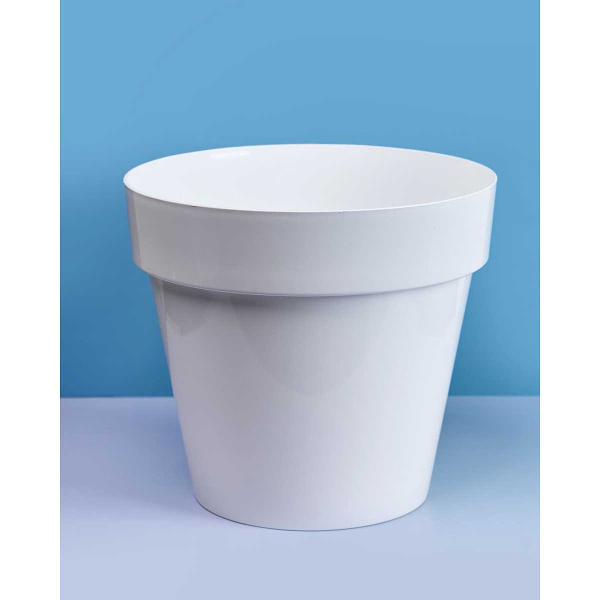 Кашпо"Порто"15л со вставкой Белое х5 