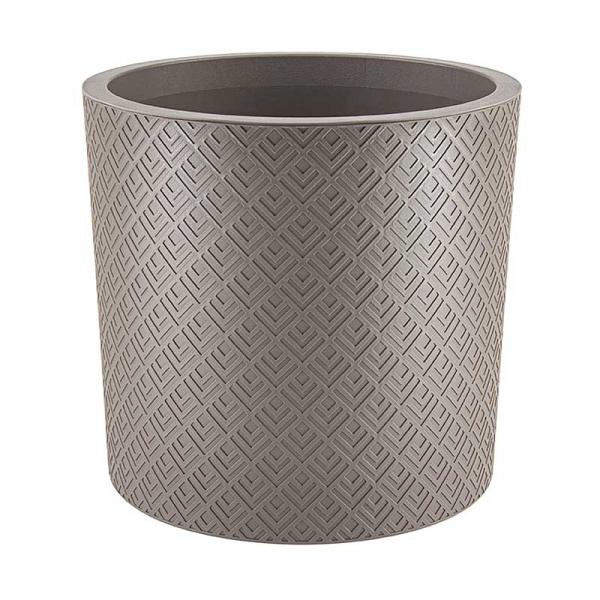 Кашпо Этна 24л с встав. Франц серый М3185 (1) 