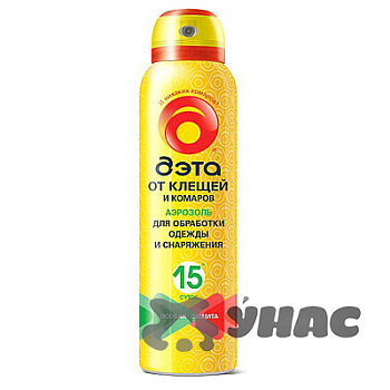 Аэрозоль от комаров, клещей ДЭТА 150мл (24)