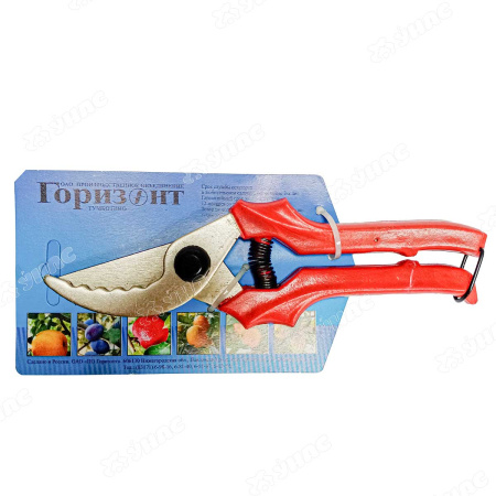 Секатор 220 мм зубчатый с никелированным покрытием (244 г) на картонной подложке С-41-5Н х30