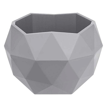 Кашпо Топаз 1,2 л Серый Жемчуг КШ-3014 х12 