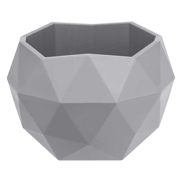 Кашпо Топаз 1,2 л Серый Жемчуг КШ-3014 х12 