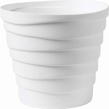 Кашпо БАРХАН 0,9л Белый КШ-4330 х30 