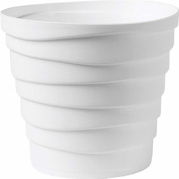 Кашпо БАРХАН 0,9л Белый КШ-4330 х30 