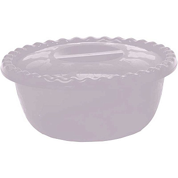 Миска круглая 5л с крышкой чайная роза М1317 (20)