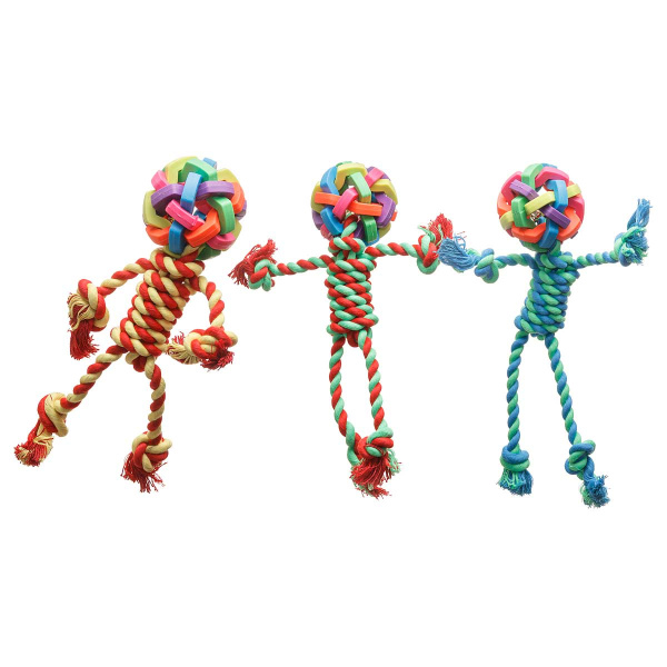 Игрушка для животных "Человек с мячом" 25 см NA2635