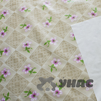 Клеенка тканая основа 125*25м 1 сорт 924/2 (424/2) (розы) Тверь