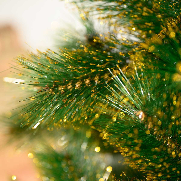 Елка HJ210-82 210см ЗОЛОТО 360веток мет.подст.