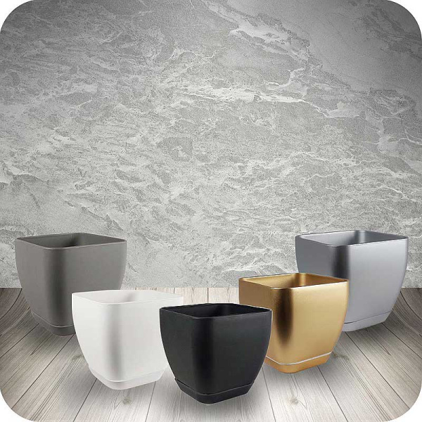 Горшок 0,2л серый 102/7.5-3 х48 