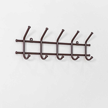 Вешалка "Норма 5" цвет коричневый ВН24К х10