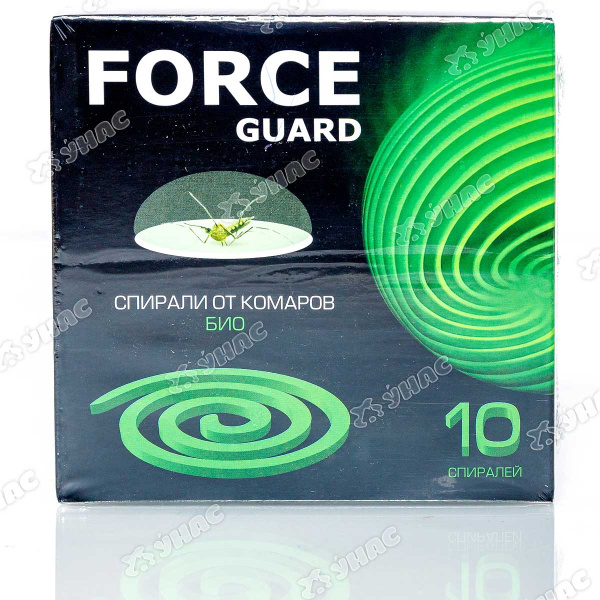 Антикомариные спирали FORCE зеленые Био