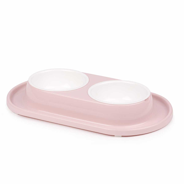 Миска для животных 0,3л двойная на подставке БШ8610 х9