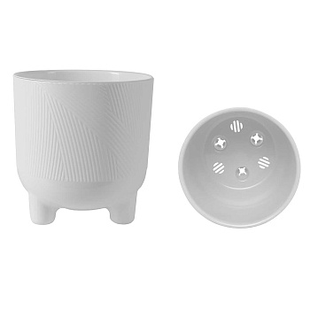 Горшок ФИТА 1,45л БЕЛЫЙ с вклад ФИ13-10 Ливин х15 