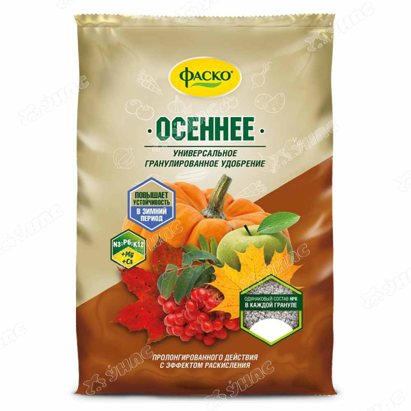Удобрение минеральное Осеннее 3кг ФАСКО (10) 