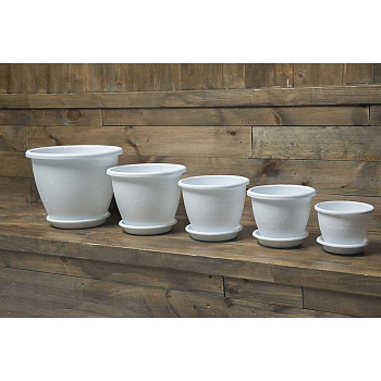 Кашпо Радуга 5 (8л) Белый Радуга х12 