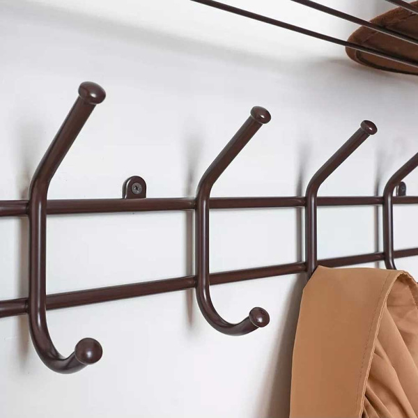 Вешалка 2-х ярус. 80см коричневый 730х220х580мм ВСП9К х1