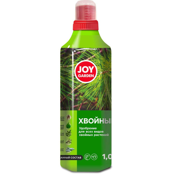 Удобрение жидкое 1л. ХВОЙНЫЕ JOY GARDEN х9 