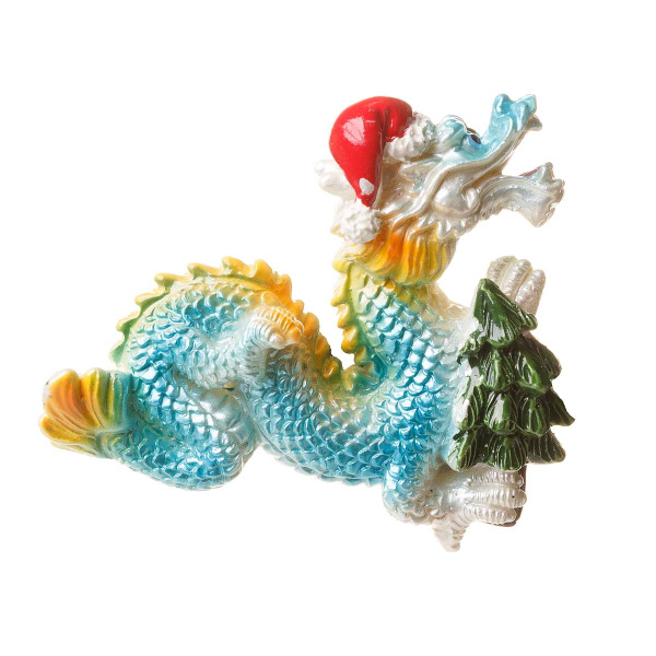 Магнит 23583-1 Дракон с подарком 7см (Цена за 36шт) (16)