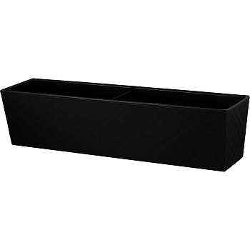 Балконный ящик МАНХЕТТЕН 60 см со вставкой оникс х8 