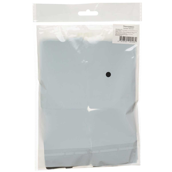 Занавес 9222-22 из фольги "Прямоугольник" черный 1*1,8м (600)