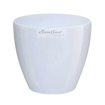 Кашпо ДЕКО ТВИН 5,8 л Белый Сантино х16 