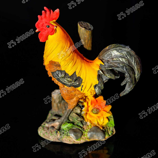 Фигурка садовая Петух 22см со звуком NA2136 (36)