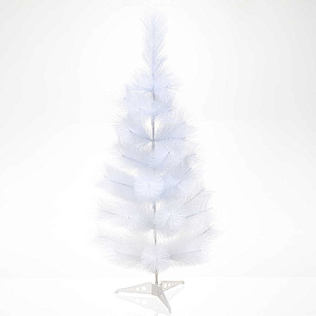 Елка HJ  90-87 90см БЕЛАЯ 37веток пласт.подс.х15