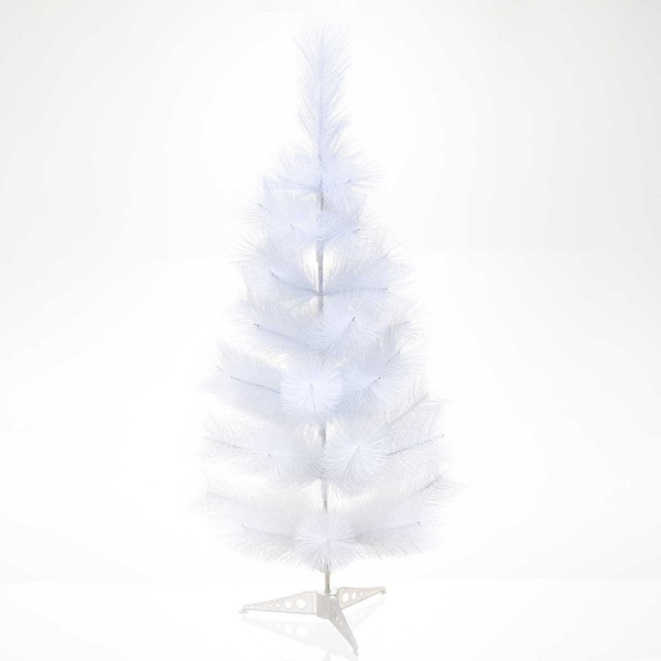 Елка HJ  90-87 90см БЕЛАЯ 37веток пласт.подс.х15