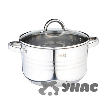 Кастрюля 2,1л стекл.кр. Фултон 822-112 VETTA