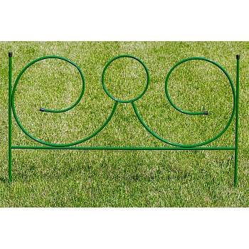 Заборчик декоравный металлический садовый №4 Жар-птица  0,95*0,87м 5секций(4 метра) САДОВИТА