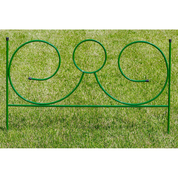 Заборчик декоравный металлический садовый №4 Жар-птица  0,95*0,87м 5секций(4 метра) САДОВИТА