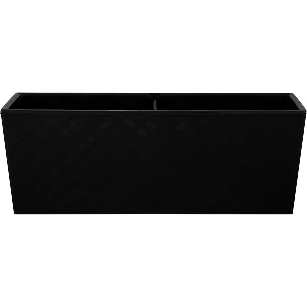 Балконный ящик МАНХЕТТЕН 40 см со вставкой оникс х6 