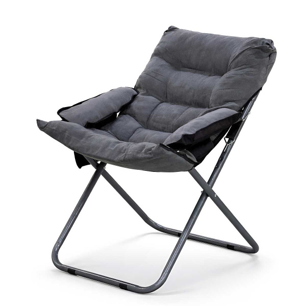 Стульчик складной с мягкой спинкой и подлокотниками h-90 см H8014