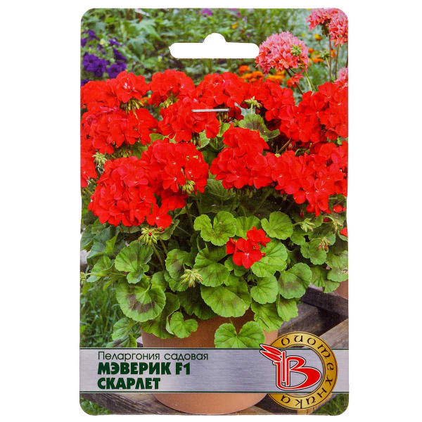 КОМ Пеларгония Мэверик Скарлет Биотехника Ц 