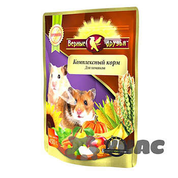 Верные друзья Корм для хомяков Фрукты и овощи 450г x10