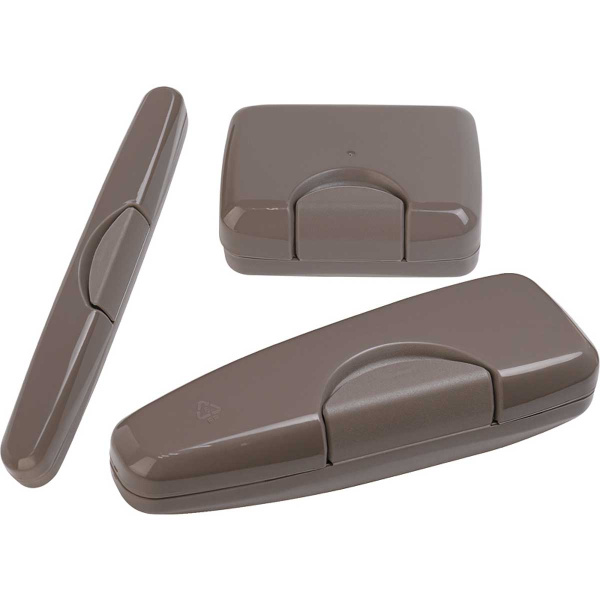 Набор мыльница+футляры для бритвы и щётки Трио х35 