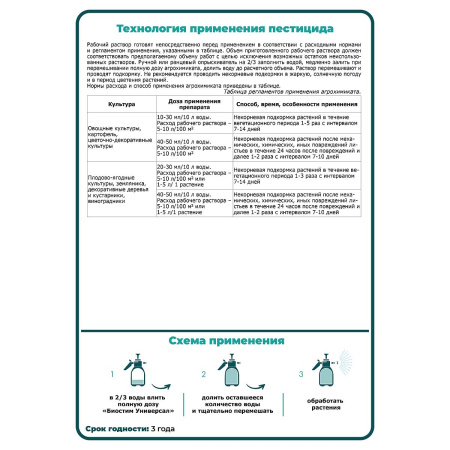 Удобрение органоминеральное Щелково Агрохим Биостим Универсал 25 мл 