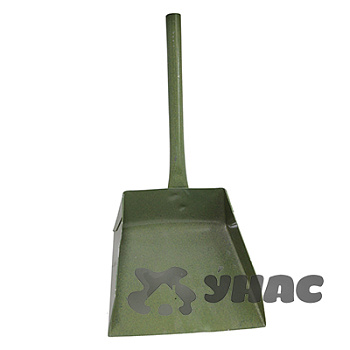 Совок хозяйственный с короткой металлической ручкой