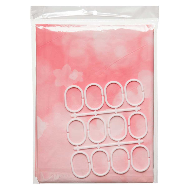 Шторы для ванной 180*180 см с рисунком ПВХ G-9-2NA 