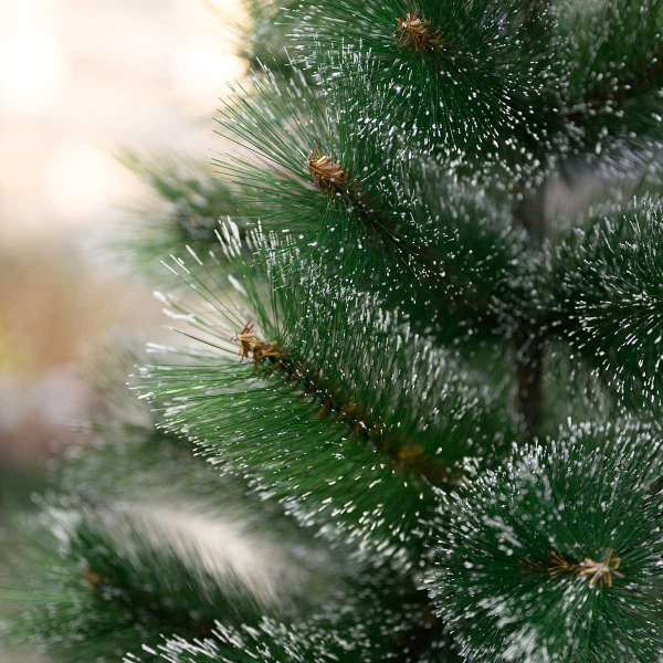 Елка HJ150-82-1 БЕЛАЯ (снег) 150см  144ветки мет.подст.